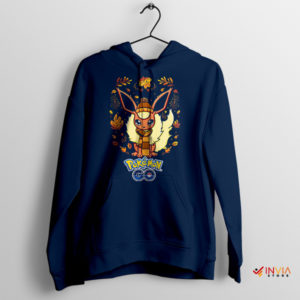 Evolution Flareon Pokemon Arceus Navy Hoodie