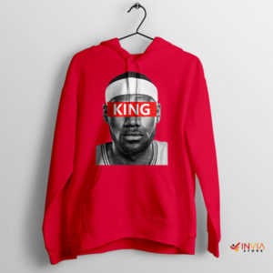 Face King Lebron James Meme Red Hoodie