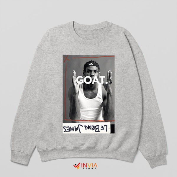 Face the GOAT NBA Lebron Sport Grey Sweatshirt