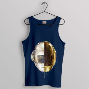 Face to Face Daft Punk Merch Navy Tank Top