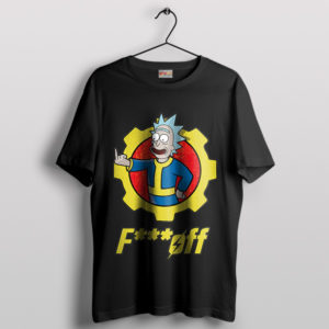 Fallout Game Rero Rick Sanchez Black T-Shirt