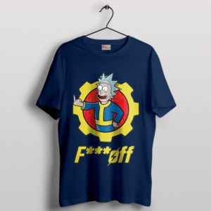 Fallout Game Rero Rick Sanchez Navy T-Shirt