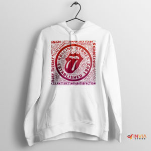 Famous Tongue Rolling Stones Collage Songs Hoodie