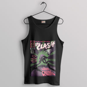 Fan Art Comic The Clash London Calling Black Tank Top