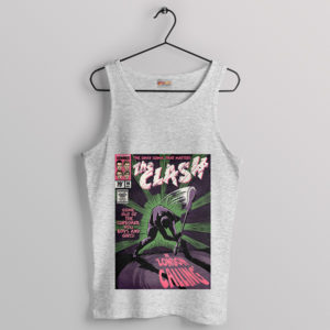 Fan Art Comic The Clash London Calling Sport Grey Tank Top