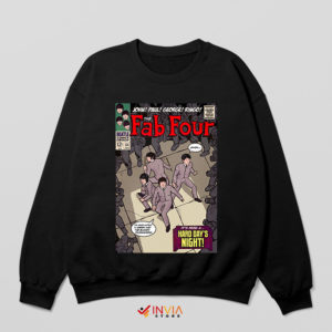 Fan Art Fab Four Ultimate Tribute Black Sweatshirt