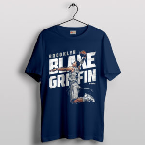 Fan Art NBA Bake Driffin Dunk Navy T-Shirt