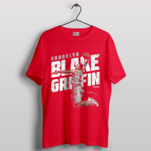 Fan Art NBA Bake Driffin Dunk Red T-Shirt