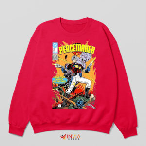 Fan Art Peacemaker DC Comics Show Red Sweatshirt