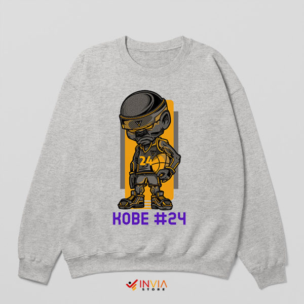 Fan Art Sad Kid Kobe 24 Meme Sport Grey Sweatshirt