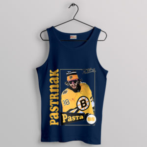 Fan Gear Pastrňák Signature Art Navy Tank Top