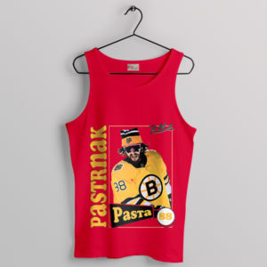 Fan Gear Pastrňák Signature Art Red Tank Top