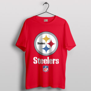 Fans Art Football Pittsburgh Steelers Red T-Shirt