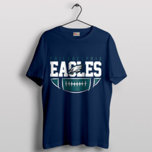 Fans Art Philadelphia Eagles Navy T-Shirt