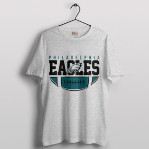 Fans Art Philadelphia Eagles Sport Grey T-Shirt