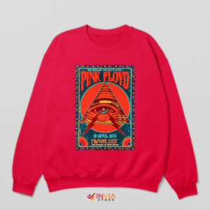 Fillmore East 1970 Pink Floyd History Red Sweatshirt