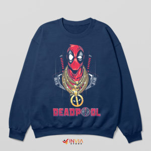 Fourth Wall Deadpool 3 Meme Navy Sweatshirt