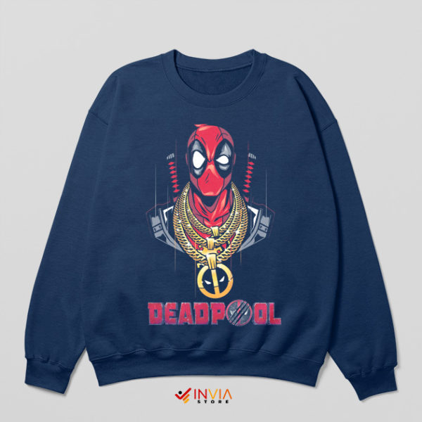 Fourth Wall Deadpool 3 Meme Navy Sweatshirt