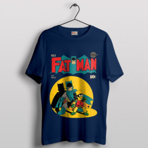 Funny Bart Man The Dark Knight Navy T-Shirt