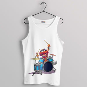 Funny Muppets Animal on the Drums Tank Top