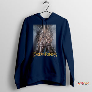 Gandalf Fighting Meme The Iron Throne Navy Hoodie