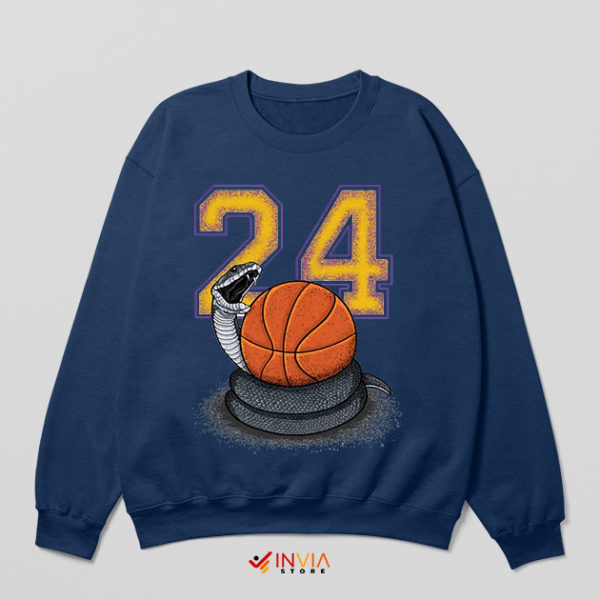 Goat 24 Kobe Black Mamba Navy Sweatshirt