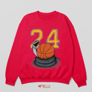 Goat 24 Kobe Black Mamba Red Sweatshirt
