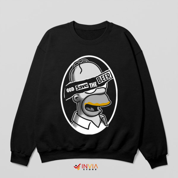 God Save the Beer Meme Homer Sweatshirt