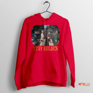 Golden Girls Walking Abbey Road Red Hoodie