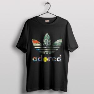 Graphic Art Adidas Adored Black T-Shirt