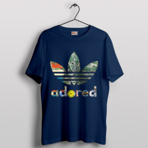 Graphic Art Adidas Adored Navy T-Shirt