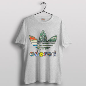 Graphic Art Adidas Adored Sport Grey T-Shirt