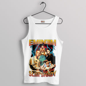 Graphic Art Eminem Real Slim Shady White Tank Top