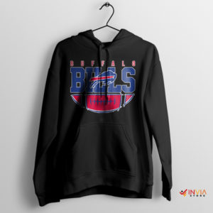 Graphic Art NFL Buffalo Bills Black Hoodie