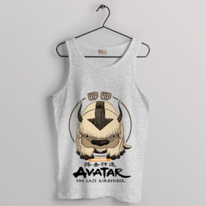 Graphic Avatar Cartoon Appa Yip Yip Sport Grey Tank Top