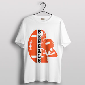 Graphic Merch Bengals Football Roster White T-Shirt