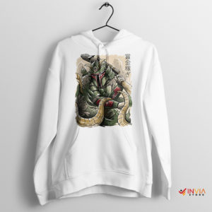 Graphic Samurai Boba Fett Helmet Hoodie