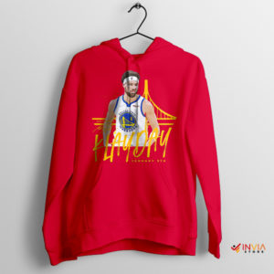 Graphic Signature Warriors Klay Thomson Red Hoodie