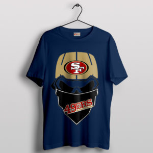 Graphic Skull 49ers Game Today Navy T-Shirt