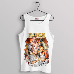 Graphic Vintage Eminem Without Me White Tank Top