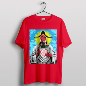 Grow Old in V Comic Wandavision Red T-Shirt