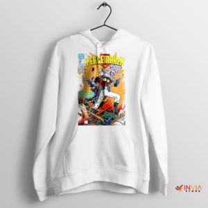 HBO Series Peacemaker DC Comics Merch White Hoodie