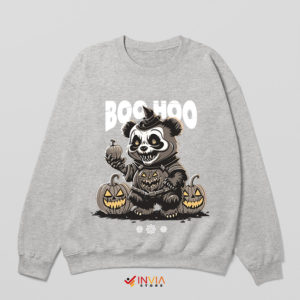 Halloween Movies Baby Panda Sport Grey Sweatshirt