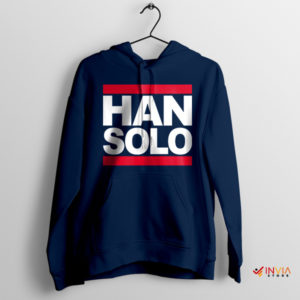 Han Solo Outfit Run DMC Symbol Navy Hoodie