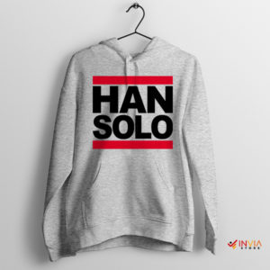 Han Solo Outfit Run DMC Symbol Sport Grey Hoodie