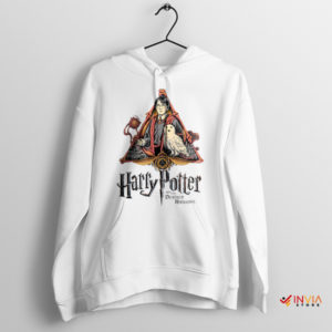 Harry Potter Hogwarts Mystery Art White Hoodie