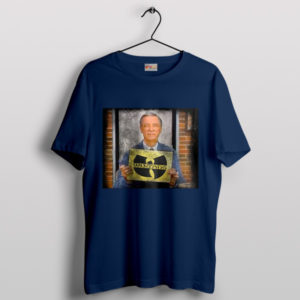 Hip-Hop Nostalgia Mr. Rogers Wu-Tang Navy T-Shirt