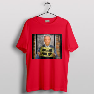 Hip-Hop Nostalgia Mr. Rogers Wu-Tang Red T-Shirt