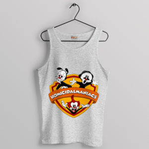 Homicidal Maniac Looney Tunes Character Sport Grey Tank Top