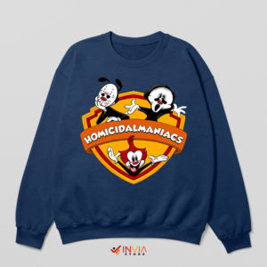 Homicidal Maniac Looney Tunes History Navy Sweatshirt